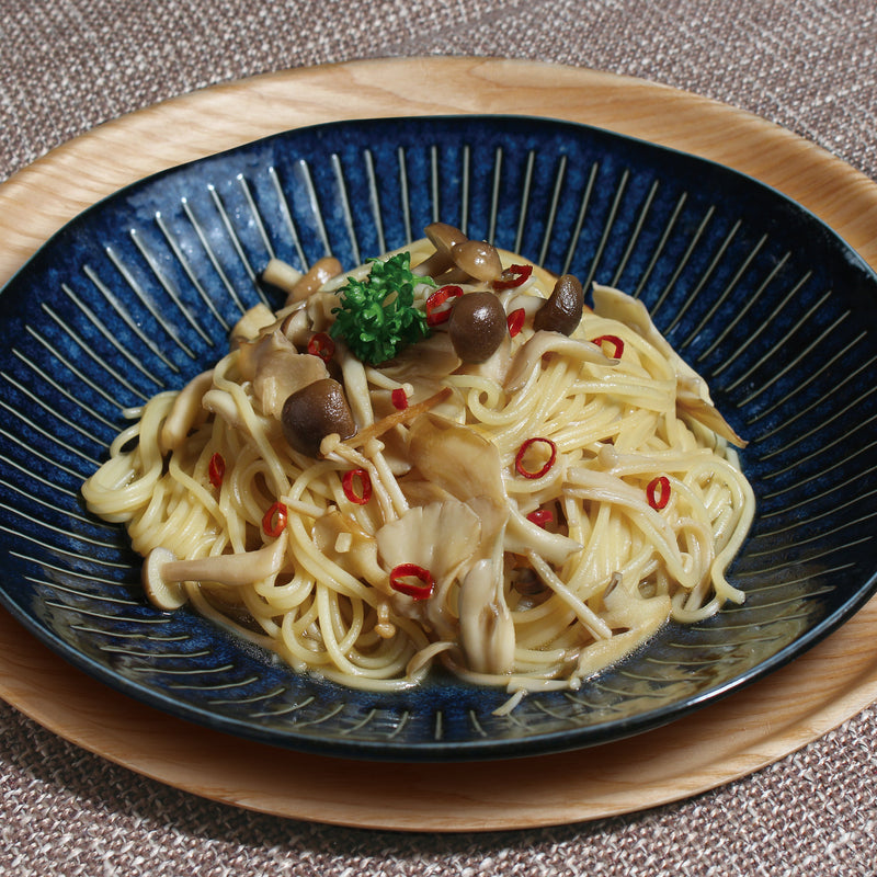 きのこの和風スープパスタ
